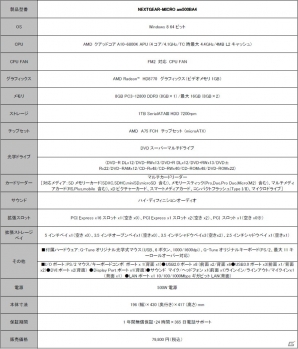 G-Tune、AMD クアッドコア A10-6800K APUとAMD Radeon HD8770グラフィックスを搭載したゲームパソコンを発売の画像2