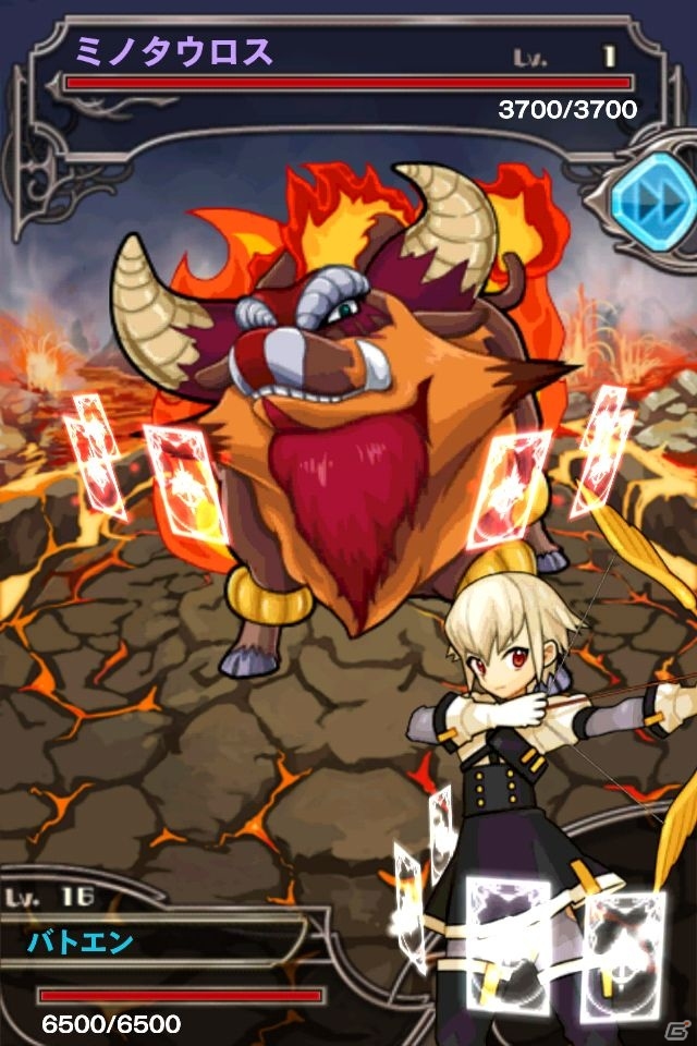 iOS「究極錬成★バトルオブエンジェル」ゲームのカギを握る「デッキバトル」の基本システムを紹介の画像2