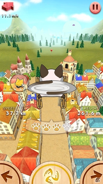 かわいいネコを操作して街や森を飛び越えよう！「LINE Neko Jump」サービス開始の画像2