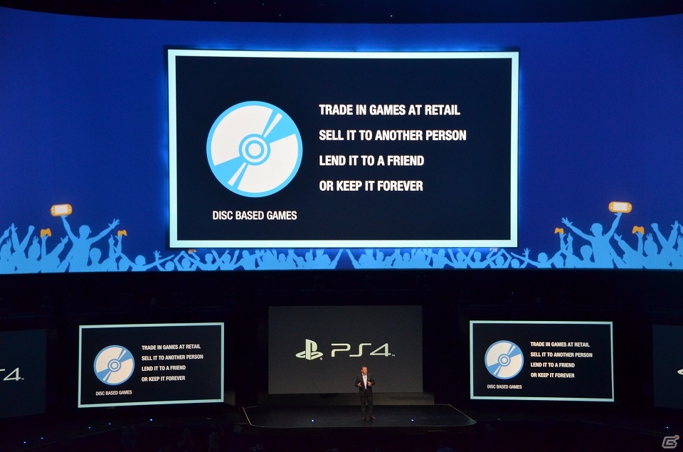 【E3 2013】「PlayStation 4」は中古ソフトをサポート、小売店での販売や友人間の貸し借りが可能―オンライン認証も不要の画像2