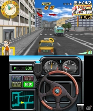 3DS「@SIMPLE DLシリーズ Vol.13 THE タクシー ～僕はカリスマ運転手～」が配信開始―ピンチの時に使えるニトロ機能やフリーモードを紹介の画像4