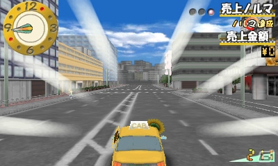 3DS「@SIMPLE DLシリーズ Vol.13 THE タクシー ～僕はカリスマ運転手～」が配信開始―ピンチの時に使えるニトロ機能やフリーモードを紹介の画像2