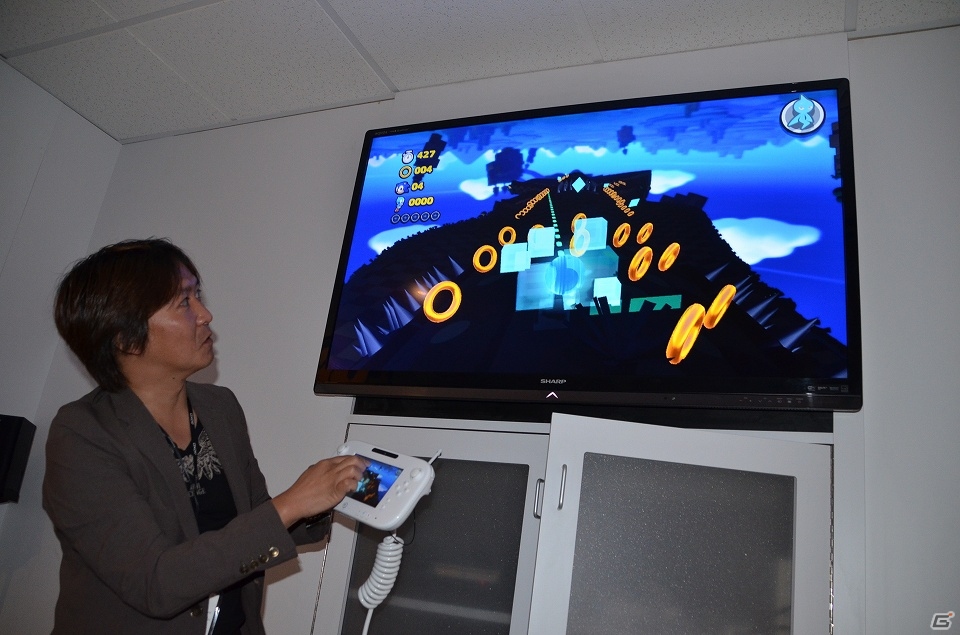 【E3 2013】Wii Uと3DSでゲームデザインはまったくの別物に―「ソニック ロストワールド」プロデューサー・飯塚氏のプレゼン＆インタビューの画像10