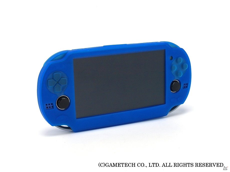 PS Vita用プロテクトカバー「シリコンプロテクタV」の新色「ブルー/レッド」が本日発売の画像11