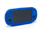 PS Vita用プロテクトカバー「シリコンプロテクタV」の新色「ブルー/レッド」が本日発売