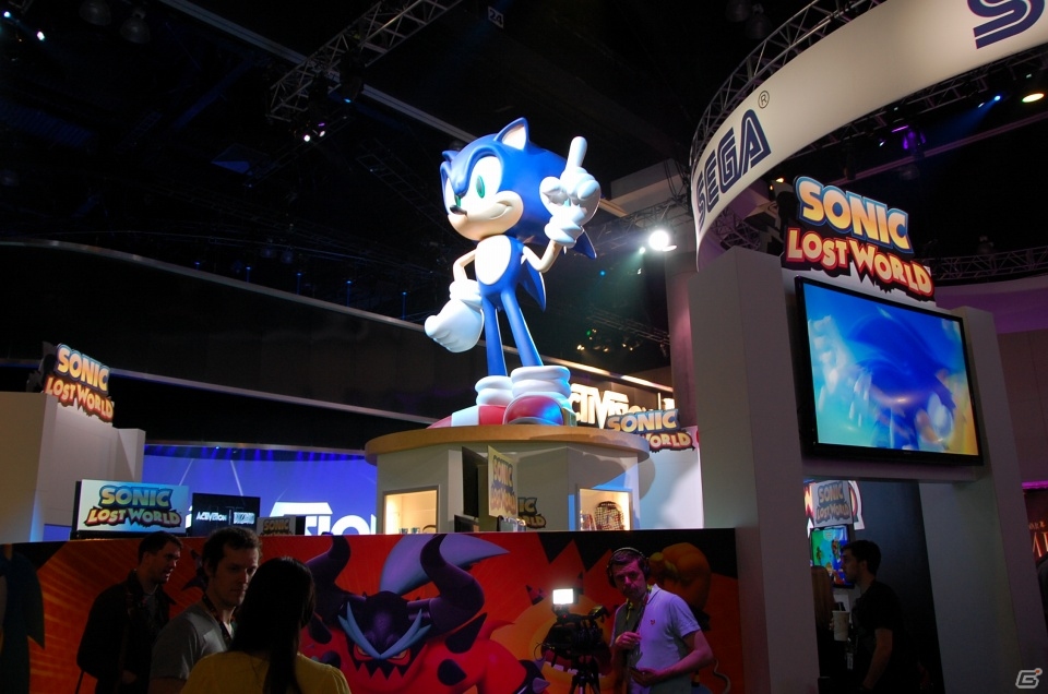 【E3 2013】「Sonic Lost World」をプレイアブル出展したSEGAブースをレポートの画像2