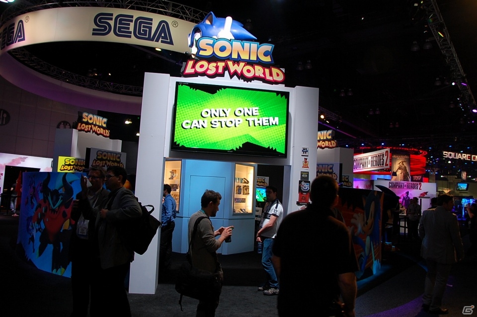【E3 2013】「Sonic Lost World」をプレイアブル出展したSEGAブースをレポートの画像3