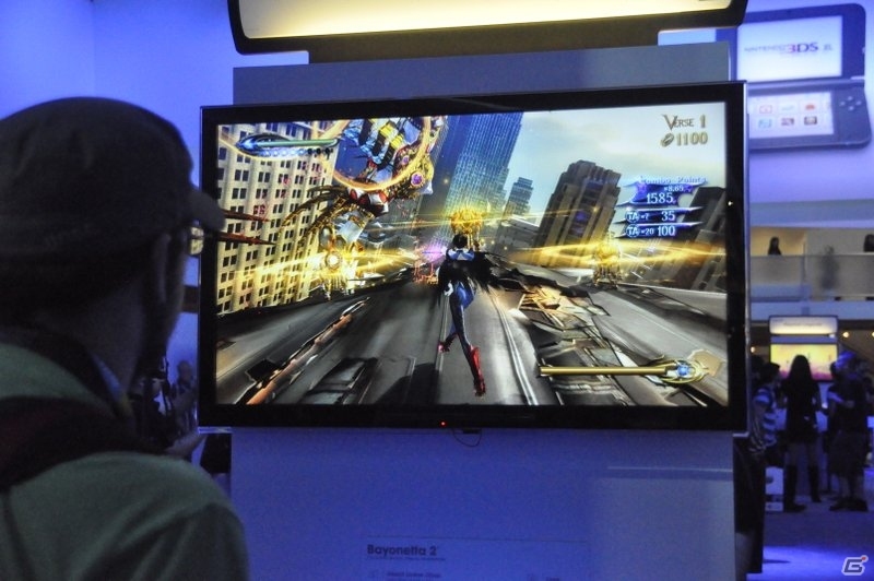 【E3 2013】まさかのタッチペン操作はなかなか良好。ショートヘアとなり、より魅力的になったベヨネッタが活躍するシリーズ最新作「BAYONETTA 2」のプレイレポートをお届けの画像5
