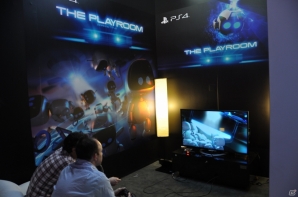 【E3 2013】PS4コントローラ「DUALSHOCK 4」に暮らすBotsって？最新技術で新しい遊びを提供する「The PlayRoom」プレイフィールを紹介の画像4