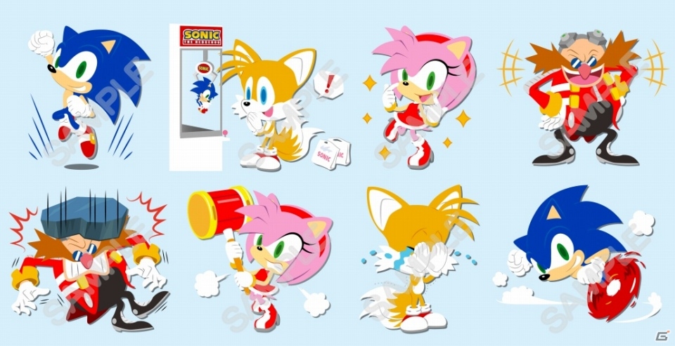 「LINE」スタンプショップにて「ソニック・ザ・ヘッジホッグ」のオリジナルスタンプが発売開始の画像2