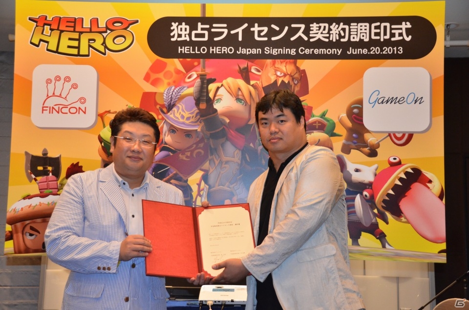 ゲームオン、スマートフォン向け3DRPG「HELLO HERO」の日本独占ライセンス契約を締結―調印式にてゲームシステムやサービス開始時期を発表の画像28