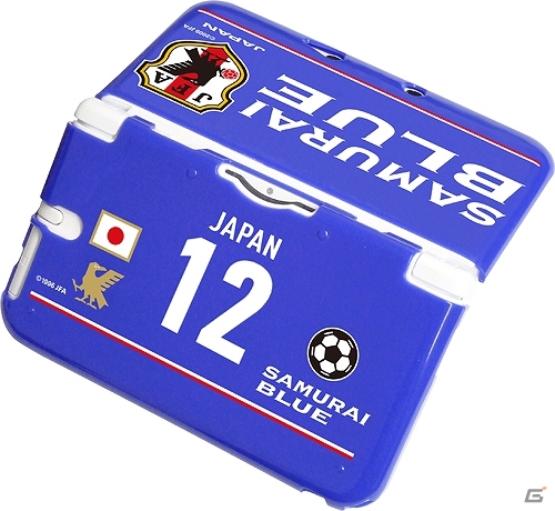 サイバーガジェット、キズや汚れから守る保護ケース3DSLL用「サッカー日本代表チームモデル プロテクトケース」を6月27日に発売の画像3