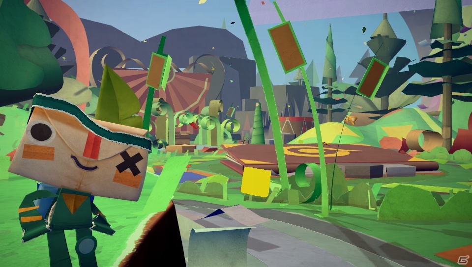 PS Vita「Tearaway ～はがれた世界の大冒険～」2013年に発売決定！触れて楽しむ紙の世界のアクションアドベンチャーが登場の画像3