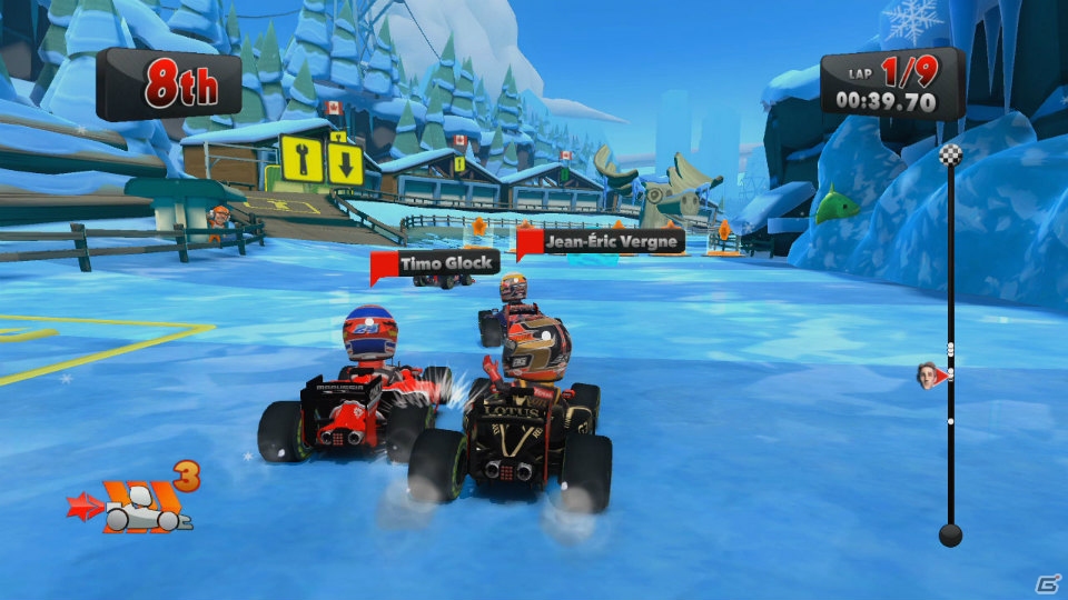 本日発売のWii U「F1 RACE STARS POWERED UP EDITION」から多彩なコースでのデッドヒートが楽しめる最新スクリーンショットを紹介の画像2