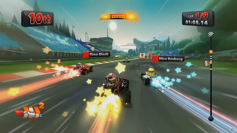本日発売のWii U「F1 RACE STARS POWERED UP EDITION」から多彩なコースでのデッドヒートが楽しめる最新スクリーンショットを紹介の画像4