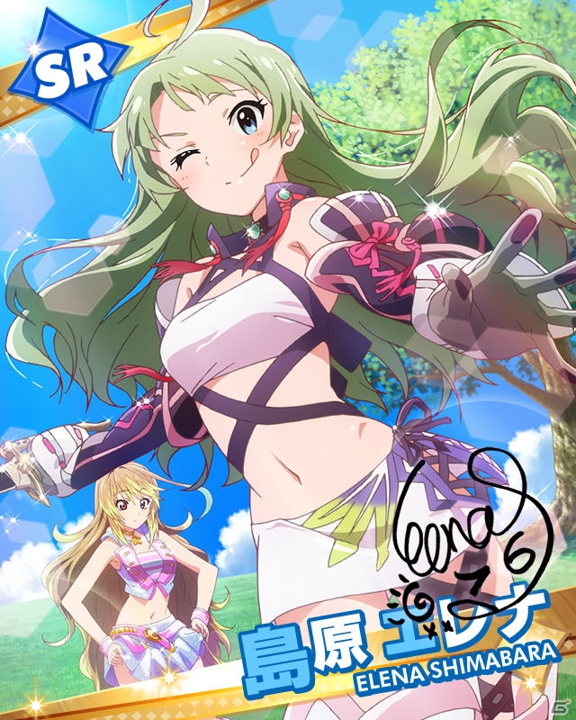 GREE「アイドルマスター ミリオンライブ！」＆「テイルズ オブ カード エボルブ」にてエレナとミラのコラボカードが手に入るキャンペーンがスタートの画像1