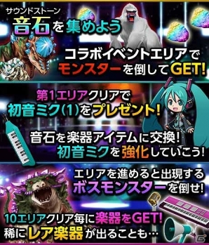 Mobage「狩りとも」×「初音ミク」コラボレーションが開始！ゲーム内に初音ミクや鏡音リン・レンが登場の画像5