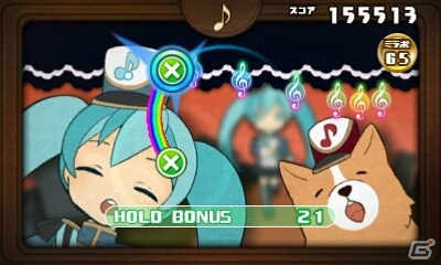 3DS「初音ミク Project mirai 2（仮）」タッチモードとボタンモードの遊び方をチェック！前作に引き続き登場の「ボーカルチェンジ」システムも紹介の画像16