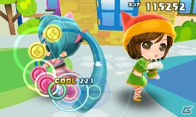 3DS「初音ミク Project mirai 2（仮）」タッチモードとボタンモードの遊び方をチェック！前作に引き続き登場の「ボーカルチェンジ」システムも紹介の画像3