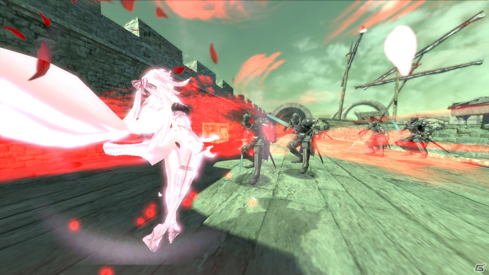 PS3「ドラッグ オン ドラグーン3」敵の血飛沫を浴びることで発動するウタウタイモードを紹介！10周年記念BOXの発売も決定の画像11