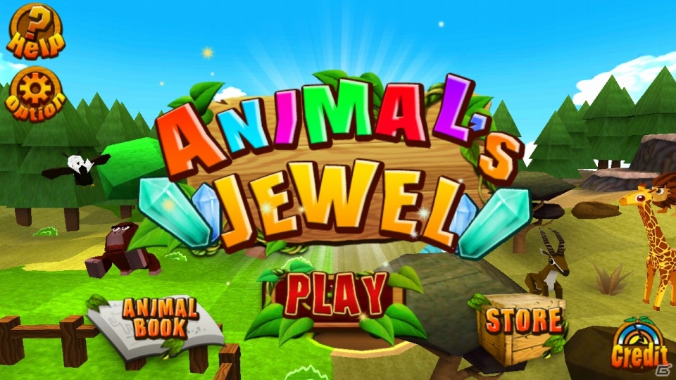かわいいアニマル達が大暴れ！iOS版「Animal’s Jewel」が配信開始の画像1