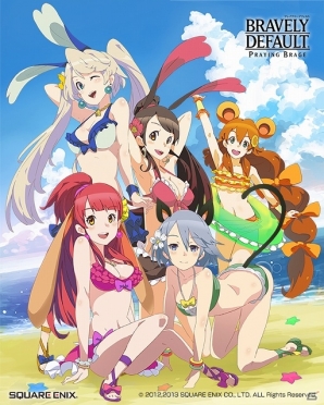 PC「ブレイブリーデフォルト プレイングブレージュ」大人気アイドルユニット「プリティ・ケイクス」が水着姿で登場の画像1