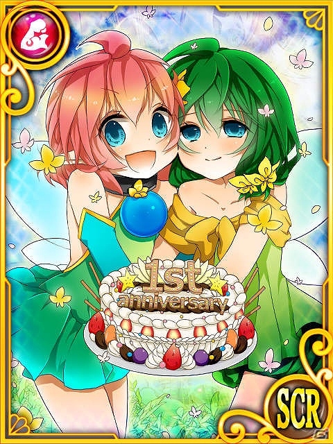 GREE「精霊ファンタジア」1周年記念キャンペーンが開催中―記念SCRカード「フェリス＆アンナ」などを手に入れようの画像1