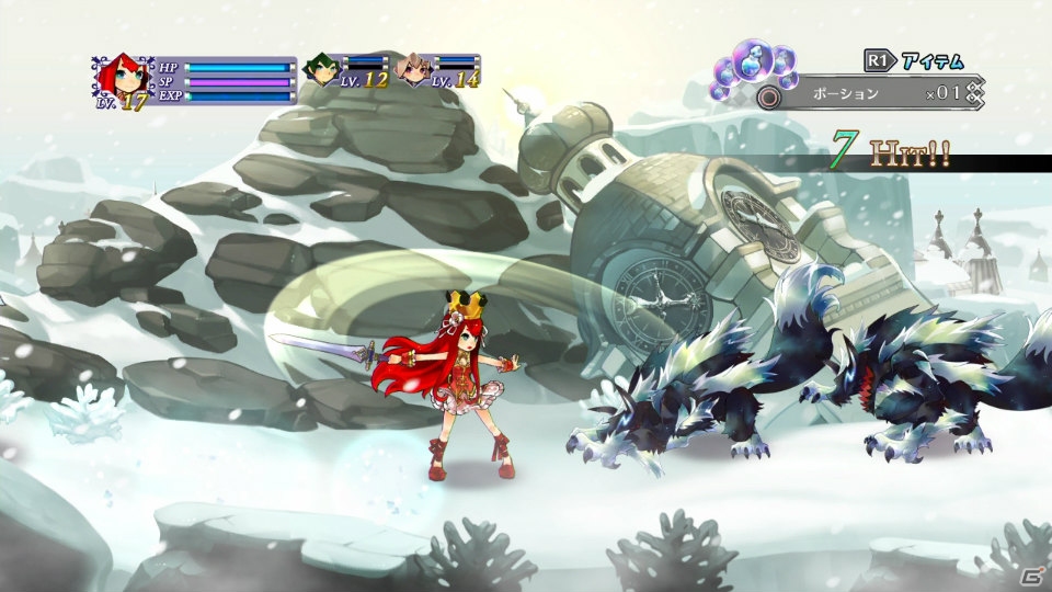 PS3「アルカディアスの戦姫」従者のラーツ、工芸師のユニとともに戦う戦闘モード「姫戦闘」を紹介！の画像13