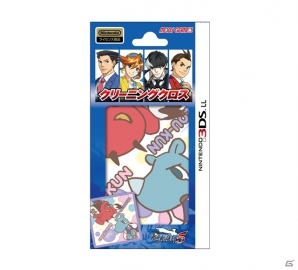 逆転裁判5」デザインの3DS LL専用ポーチとステッカーが7月25日に発売