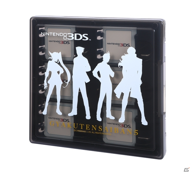 「逆転裁判5」デザインの3DS LL専用ポーチとステッカーが7月25日に発売！カードポケットやクリーニングクロスも登場の画像10
