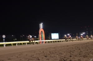 植田佳奈さんがジャパンダートダービーの優勝馬を予想―「ガンスリンガー ストラトス」と東京シティ競馬場とのコラボイベントの模様をお届けの画像11