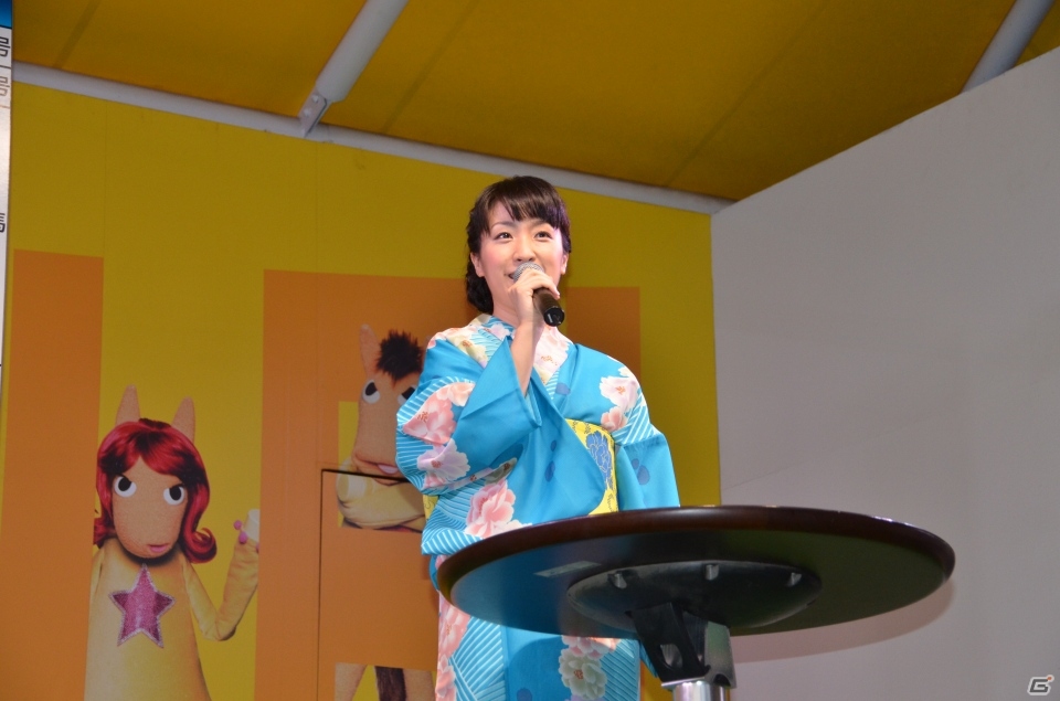 植田佳奈さんがジャパンダートダービーの優勝馬を予想―「ガンスリンガー ストラトス」と東京シティ競馬場とのコラボイベントの模様をお届けの画像5