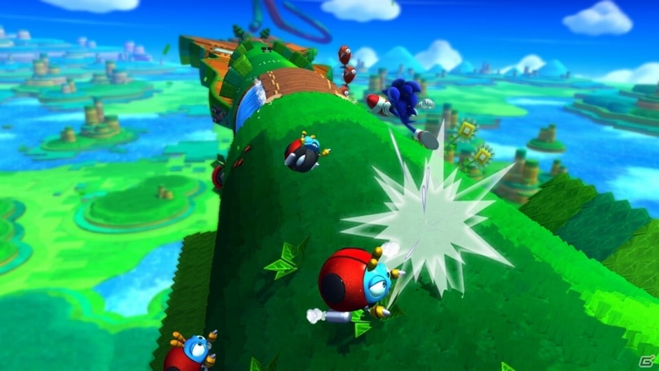 Wii U/3DS「ソニック ロストワールド」新しくなったステージの一部を紹介―ステージ攻略の幅を広げるカラーパワーの情報もお届けの画像13