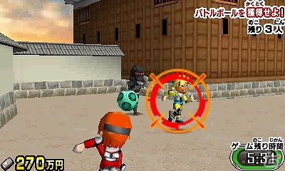3DS「戦闘中 伝説の忍とサバイバルバトル！」の発売日が2013年10月17日に決定―ボールや忍を駆使して迫力満点のサバイバルゲームを勝ち抜こう！の画像3