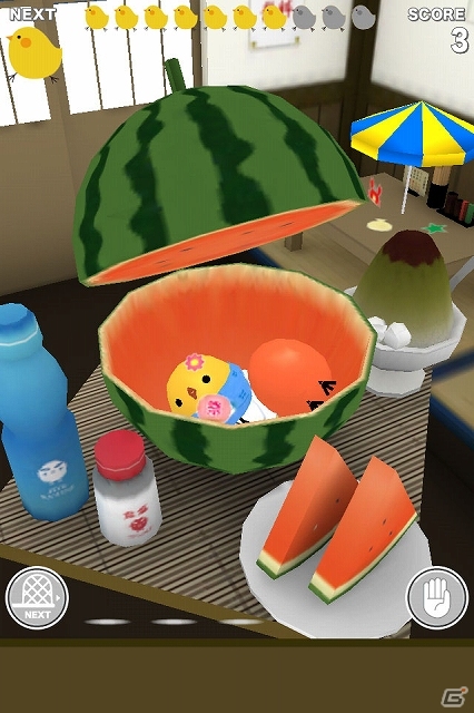 iOS/Android「もっと！ぴよ盛り」新ステージ「スイカ編」＆「たこ焼き編」登場！ぴよ盛りグッズの新商品が発売決定の画像2