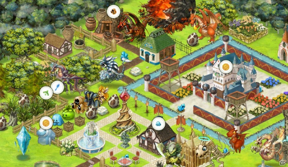 ドラゴンとの生活を楽しめるiOS「箱庭RPG ドラゴンフリック!!」7月末に配信決定―事前登録受付がスタートの画像3