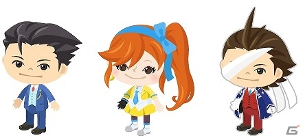 アメーバピグのなりきり通り「CAPCOMエリア」に「逆転裁判5」のなりきりアイテムが登場の画像2