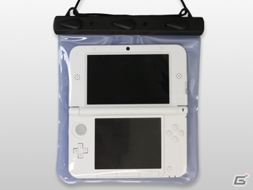 収納したままでもタッチ操作ができる！3DSLLなどの小型タブレットに対応した新製品「防水ケース」が7月19日に発売の画像5