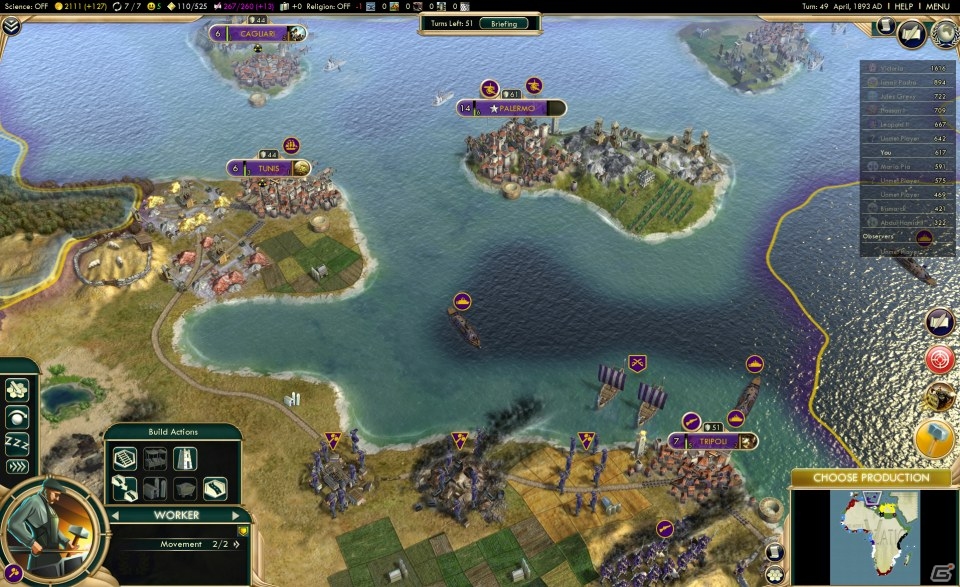 貿易・文化・外交などを強化するPC「Sid Meier’s Civilization V」の拡張パック第2弾「Brave New World」が発売中の画像8