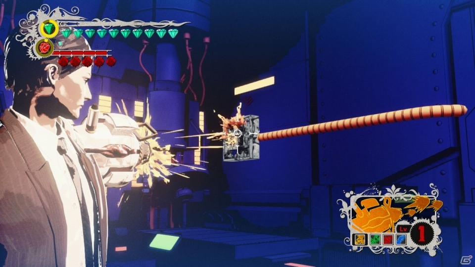 PS3/Xbox 360「KILLER IS DEAD」機関車を処刑するエピソード「憧れを運ぶ男」や事務所を軸に展開するゲームサイクルを紹介の画像20