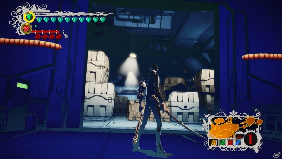 PS3/Xbox 360「KILLER IS DEAD」機関車を処刑するエピソード「憧れを運ぶ男」や事務所を軸に展開するゲームサイクルを紹介の画像21