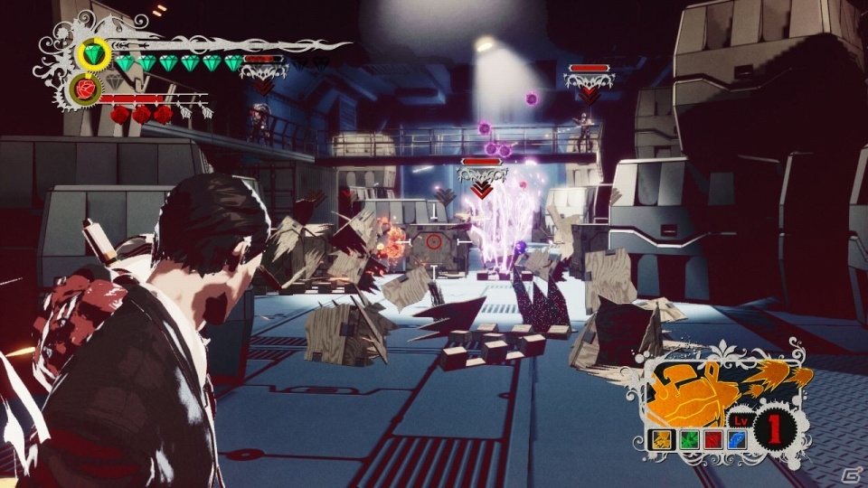 PS3/Xbox 360「KILLER IS DEAD」機関車を処刑するエピソード「憧れを運ぶ男」や事務所を軸に展開するゲームサイクルを紹介の画像22