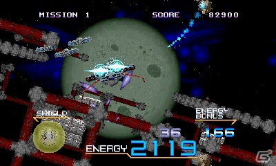 拡張スライドパッドによりスロットル操作も可能な3DS「3D ギャラクシーフォースII」の配信日が7月24日に決定！の画像3