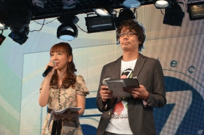 (左から)磯村知美さん、森本兼次郎氏