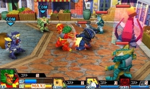 3DS「ビーストサーガ 最強激突コロシアム！」のバトルシステムや