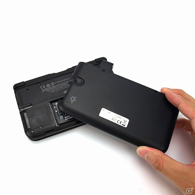 3DS LLがケーブル不要のワイヤレスで充電可能に！ゲーム機用Qiレシーバー「置きらく充電レシーバー for 3DS LL」販売の画像3