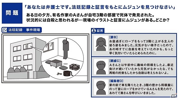 3DS「逆転裁判5」クイズに正解すると「血だらけのまくら」がもらえるキャンペーン開催！全国5地区の書店にてブックカバー配布開始の画像1