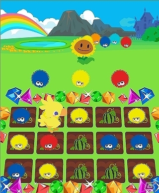 GREE「チョコボのチョコッと農園」と「ポップ☆タワー」のコラボレーションキャンペーンが開催の画像1