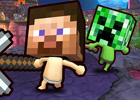 Xbox 360「Happy Wars」スティーブやクリーパーの装備が出現する「Minecraft」コラボレーションが開催中