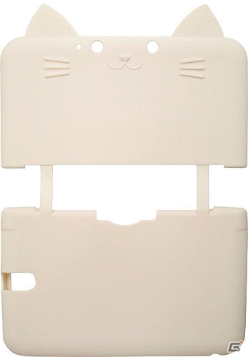 キュートなネコ耳が付いた3DS LL用カバー「CYBER・シリコンカバー ねこにゃん」7月31日に発売の画像6